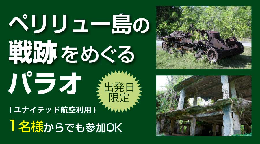パラオ･ペリリュー島戦跡ツアー